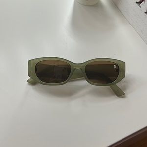 Playboy Beige Plastic Sunglasses